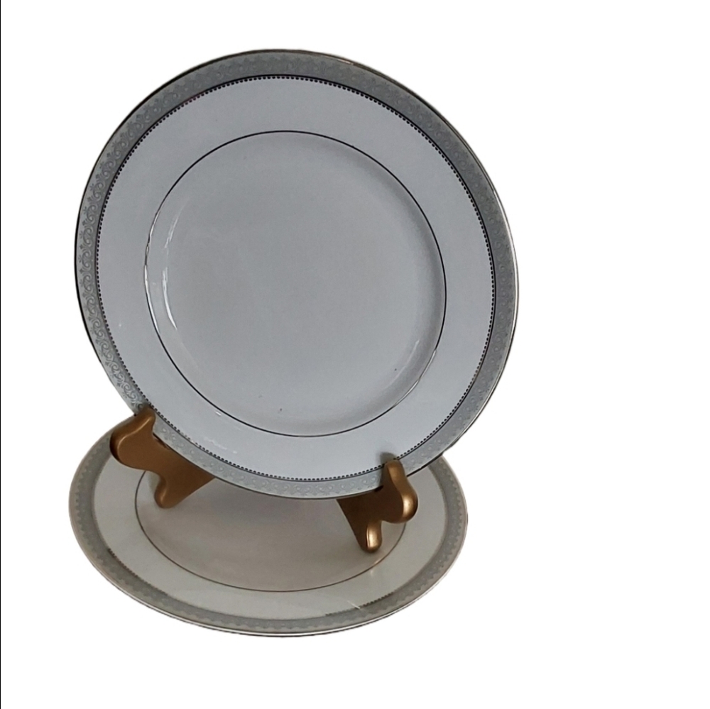 Mikasa Platinum Crown L3428 Set Of (2) 8" Salad‎ Plate